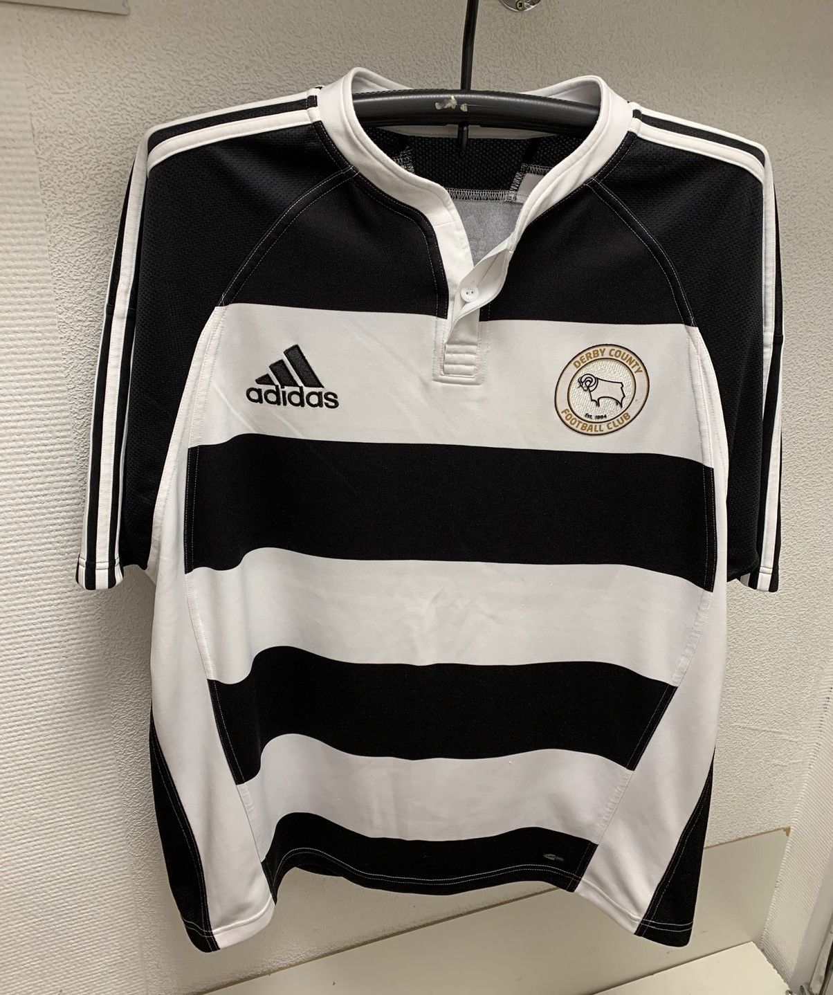 Adidas Derby country football club Adidas soccer jersey 2008 Xl Xxl Size US XL / EU 56 / 4 - 1 Thumbnail