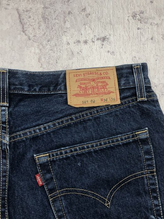 Vintage Vintage Mans Levis Strauss Levi’s 521 O2 Navy Denim Jeans | Grailed