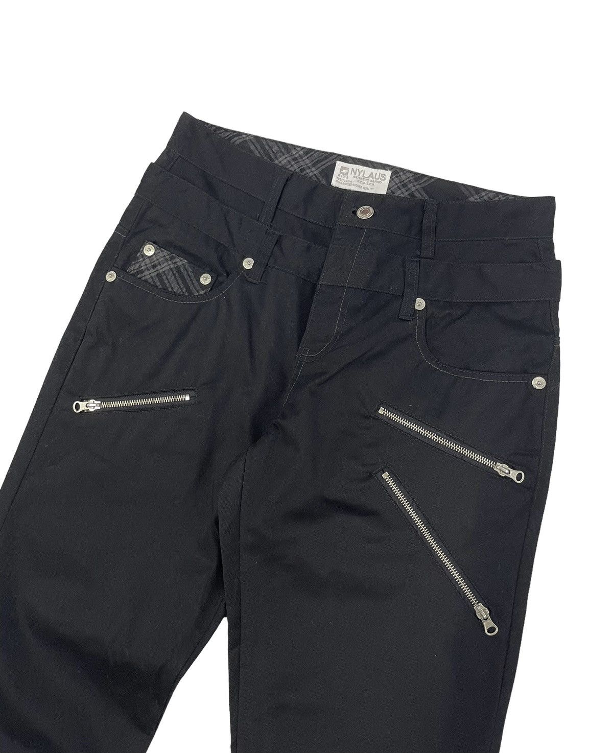 PPFM Nylaus Japan Double Waist 3Q Rollup Punk Pants Size US 32 / EU 48 - 4 Thumbnail