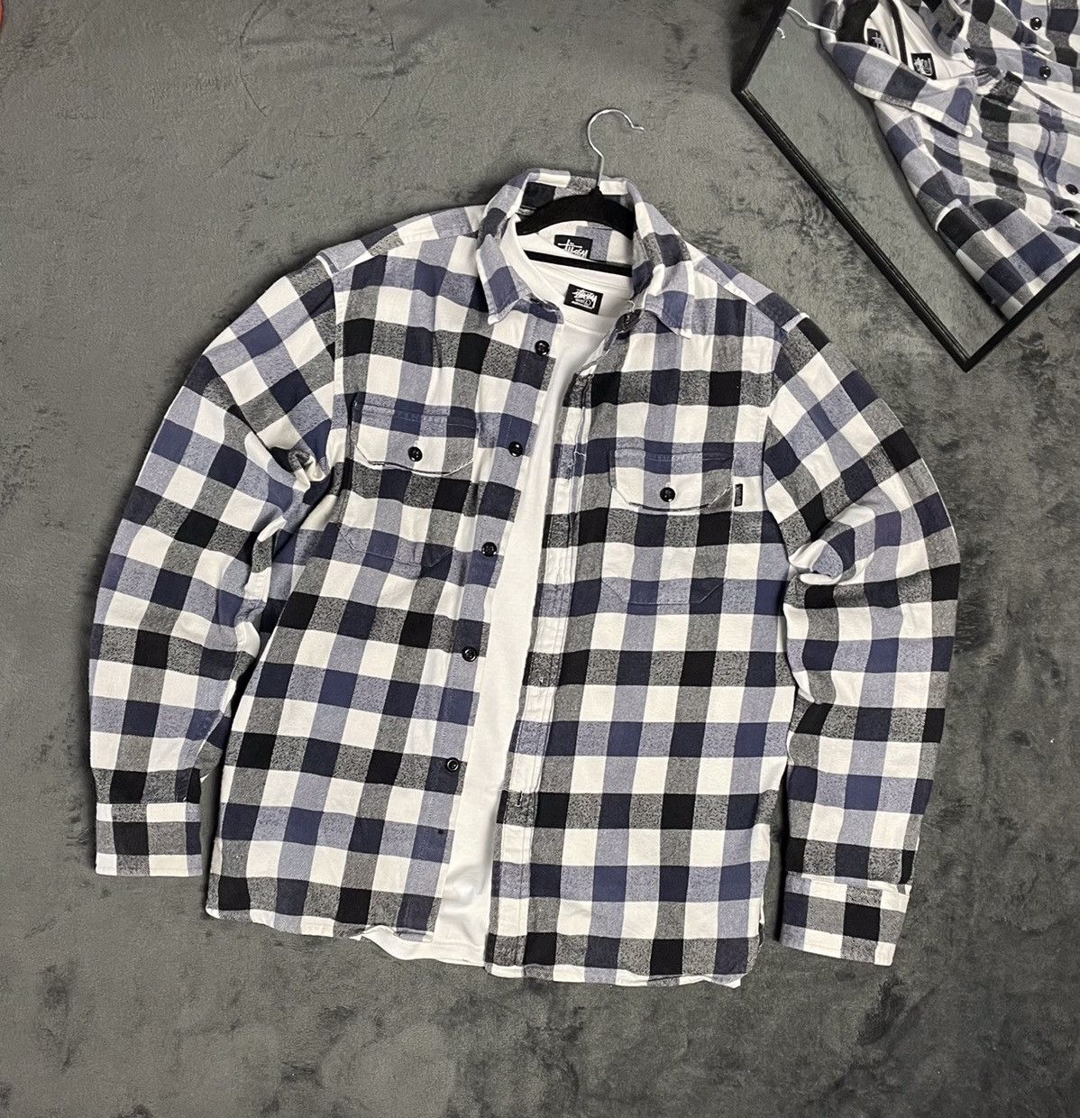 Vintage 90s Stussy Vintage Flannel Shirt | Grailed