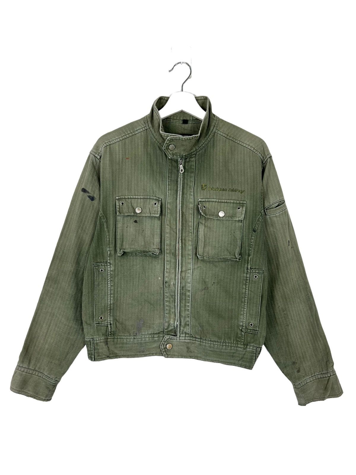 Japanese Brand × Vintage 💥 1970s VINTAGE TORA HARRINGBONE TWILL CARGO Size US S / EU 44-46 / 1 - 5 Thumbnail