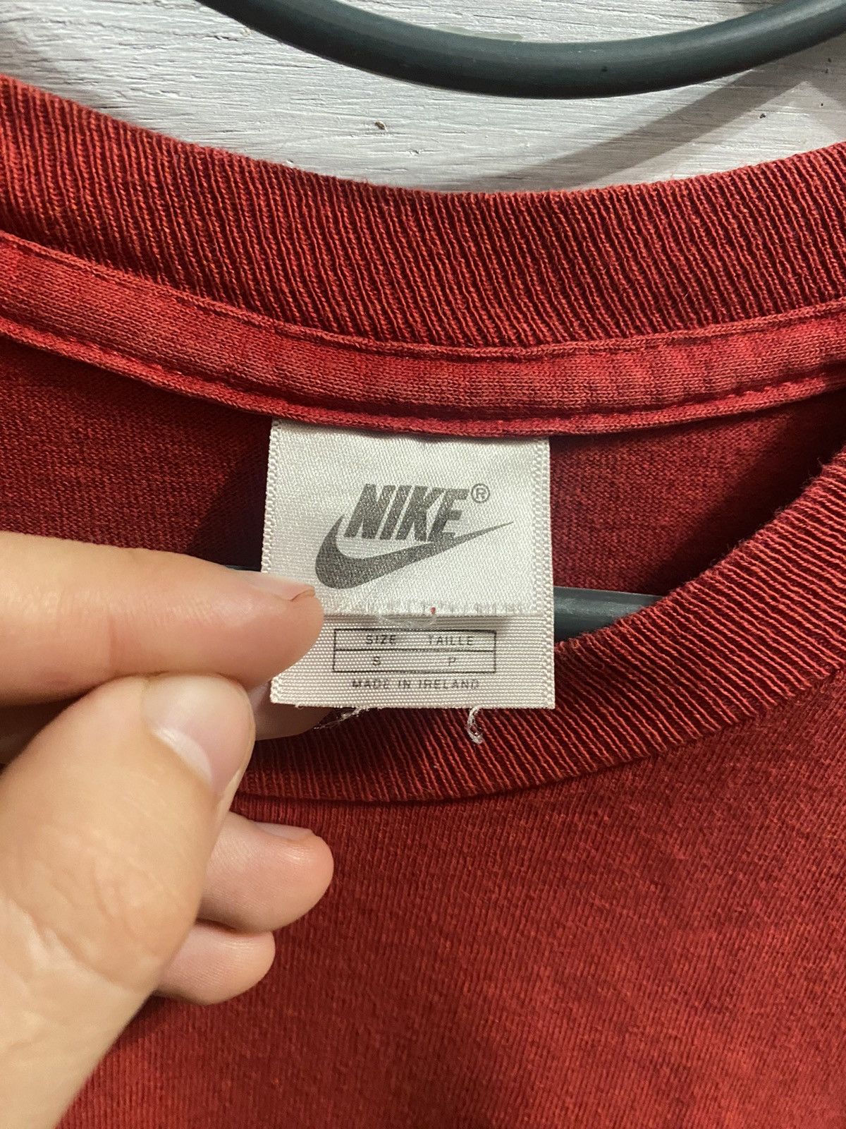 Nike Rare Vintage T-Shirt Nike 90’ Just Do It . Big Logo Swoosh. Size US S / EU 44-46 / 1 - 11 Thumbnail