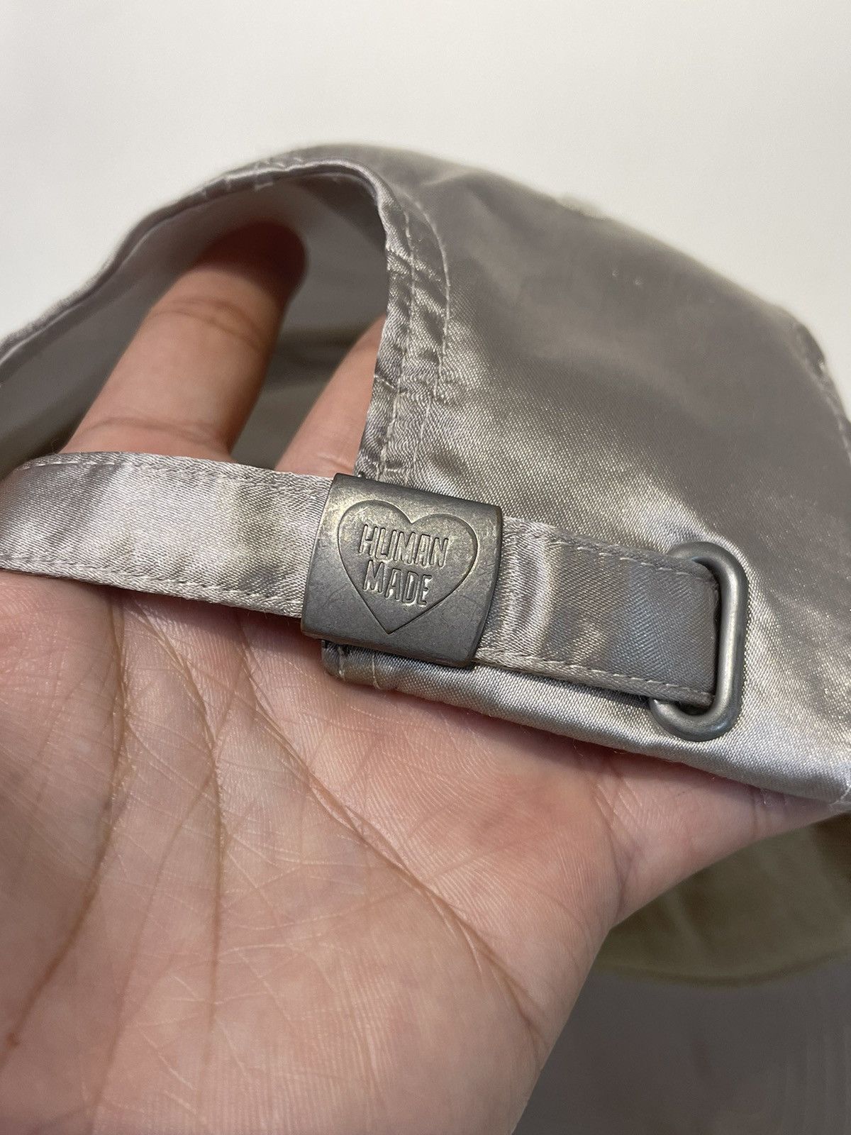 Cactus Plant Flea Market × Human Made CPFM X Human Made Dry Alls Satin Silver Cap 2018 Size ONE SIZE - 7 Thumbnail