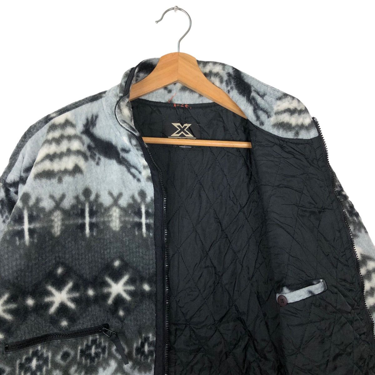 Japanese Brand VINTAGE FLEECE JACKET POP ART OVERPRINT Size US M / EU 48-50 / 2 - 9 Thumbnail