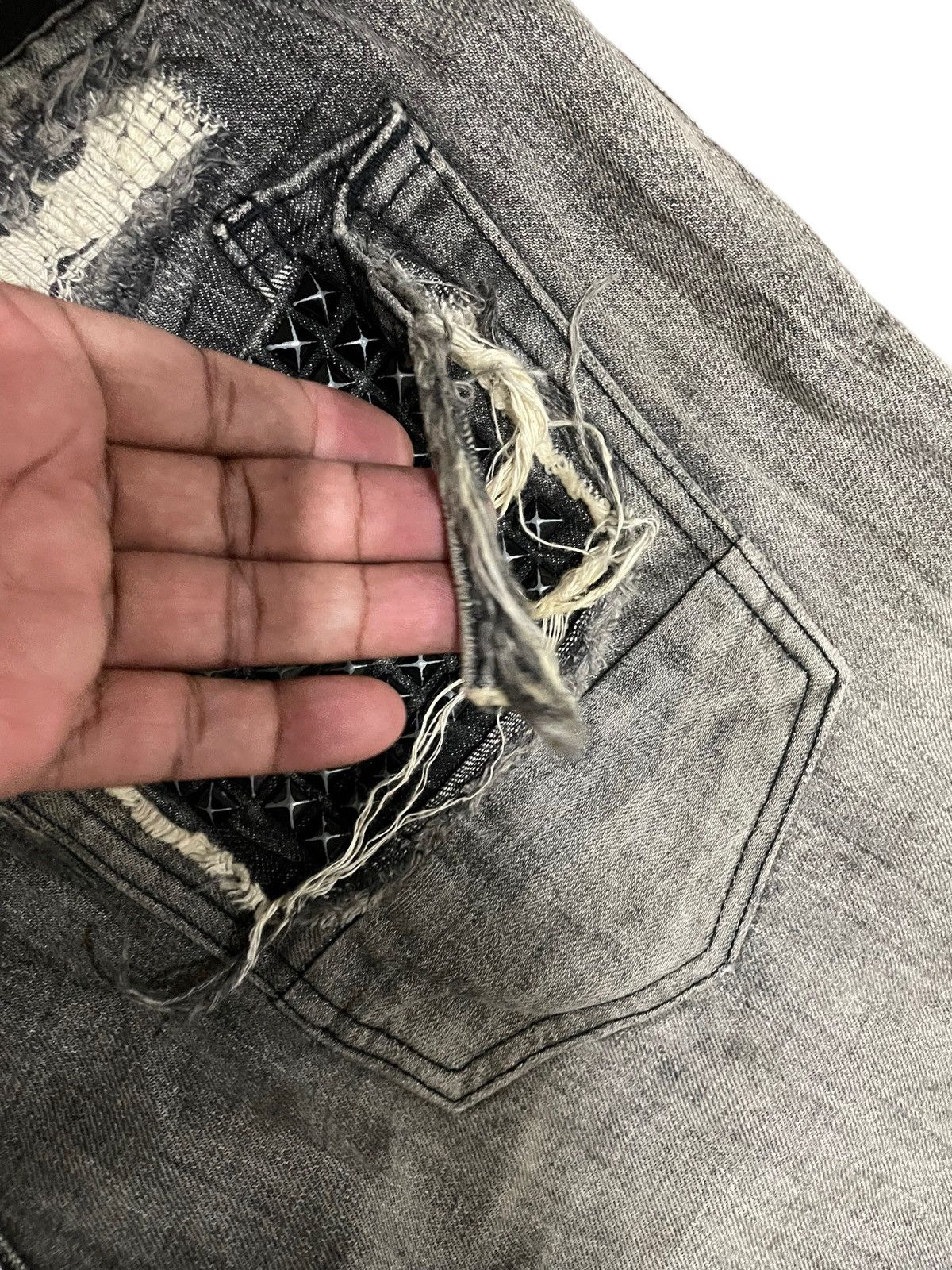 Prps Prps Destroyed Custom Distress Rock Altered Waist Jeans Size US 34 / EU 50 - 14 Thumbnail