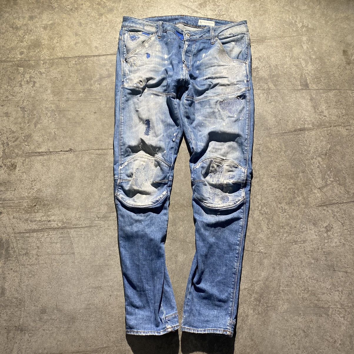 G Star Raw G Star restored denim 5620 3d slim Distressed 33 x 34