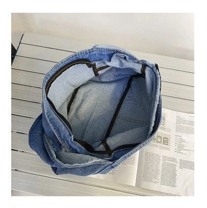 Other Muti-purpose Denim Blue Women Bags Size ONE SIZE - 3 Thumbnail