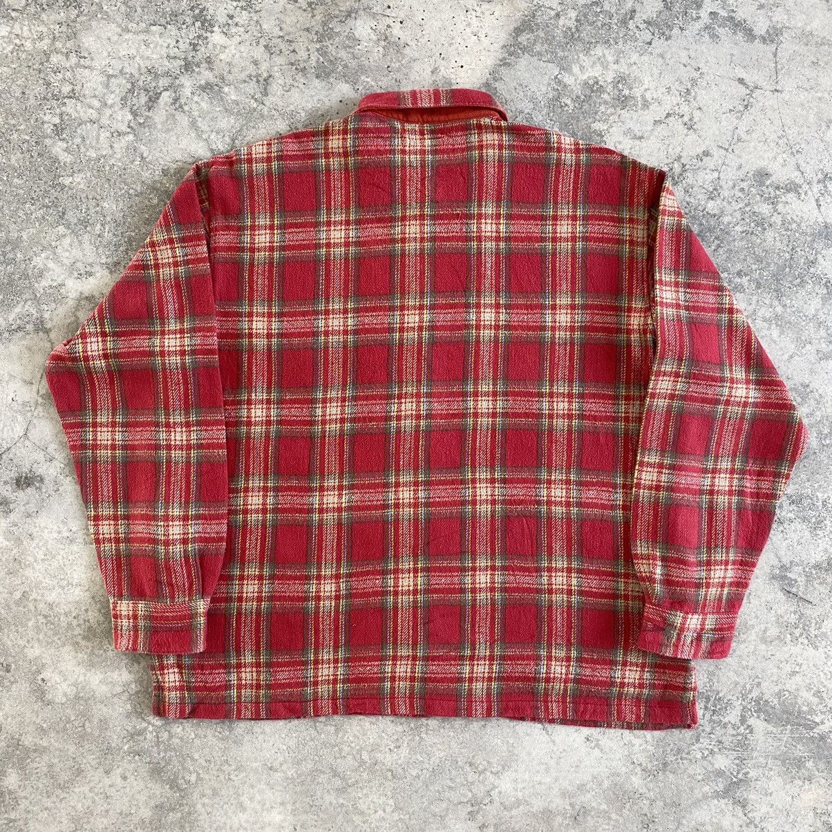 Flannel VTG Papas Wall Guy Checker Thick Flannel Shirt Size US M / EU 48-50 / 2 - 13 Thumbnail