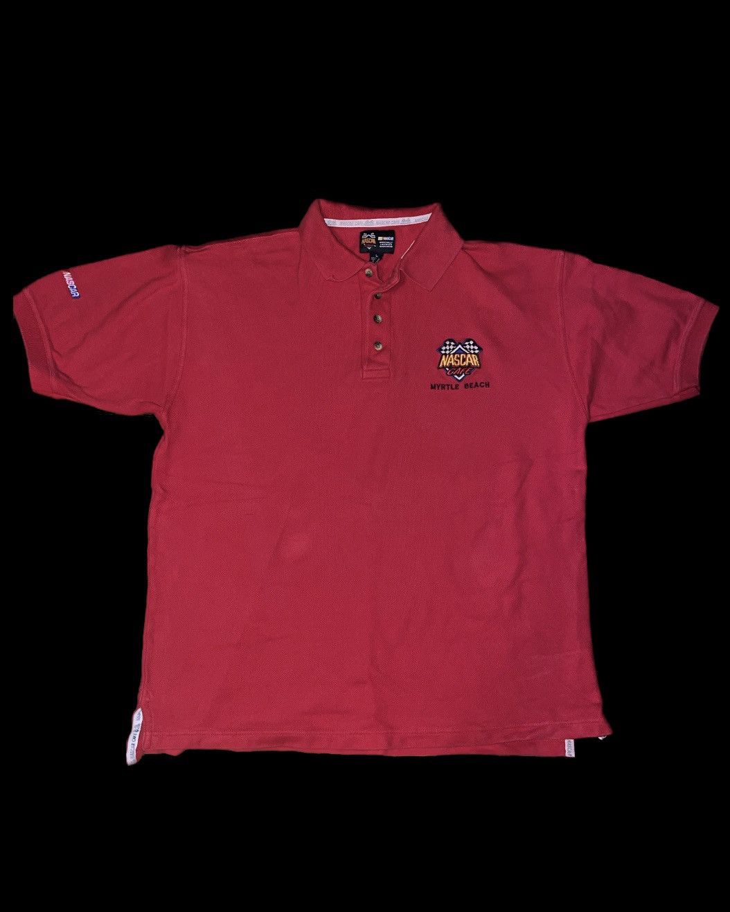 Vintage Vintage NASCAR Cafe Myrtle Beach Polo Shirt | Grailed