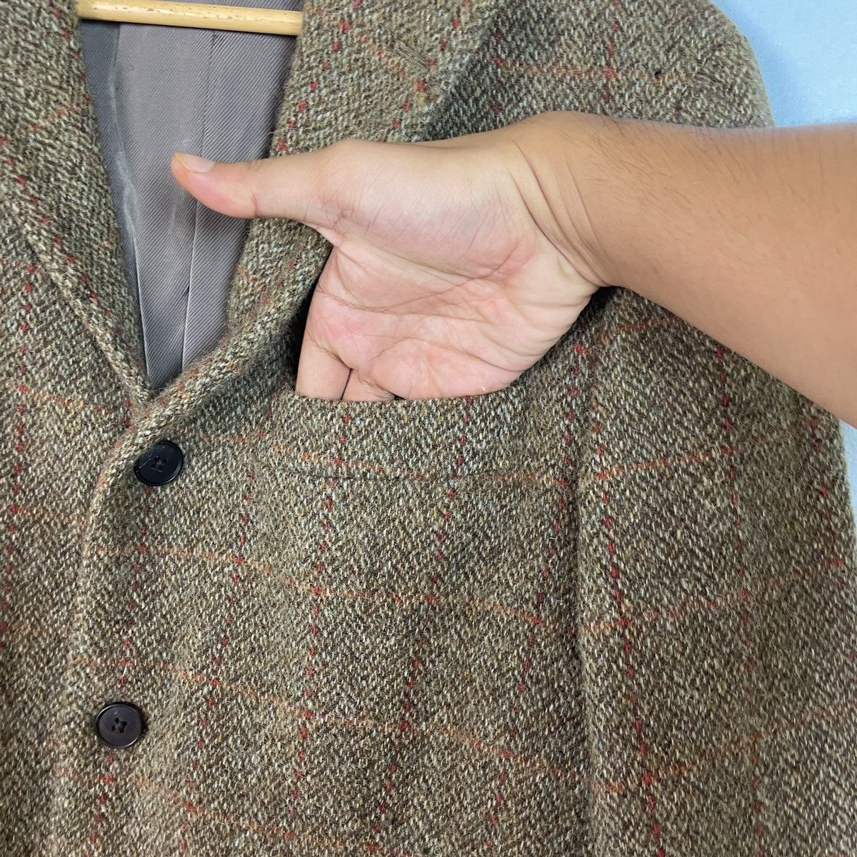 Harris Tweed Harris Tweed X Universal Language Wool Blazer Size 42R - 8 Thumbnail
