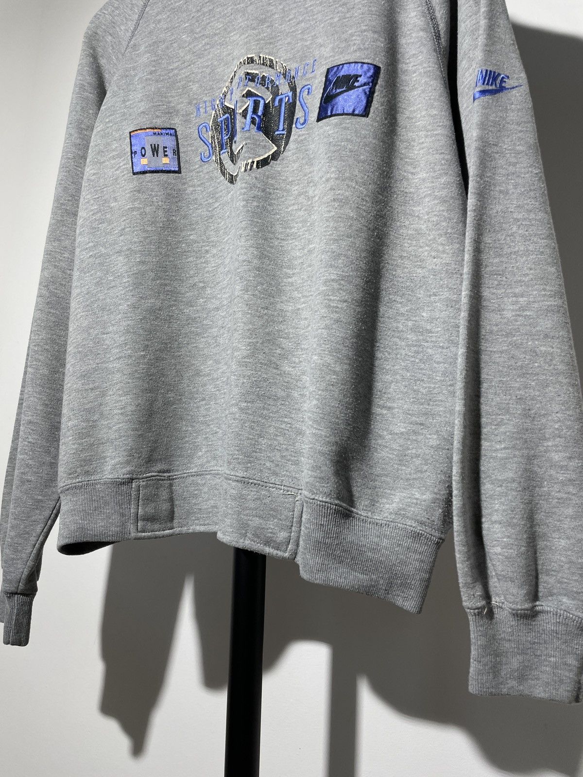 Nike × Vintage VTG 90s Nike High Performance Sports Y2K RARE Sweatshirt Size US M / EU 48-50 / 2 - 9 Thumbnail