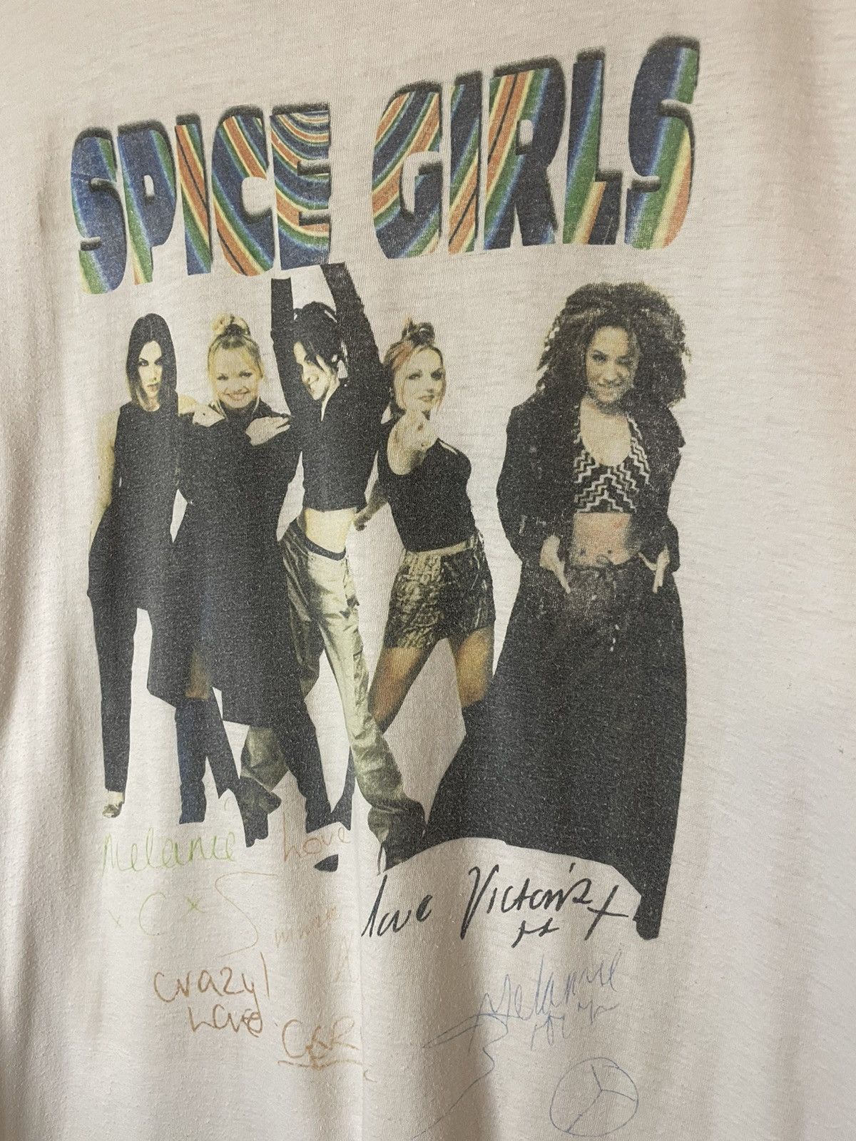 Vintage Rare Spice Girls Band Tees