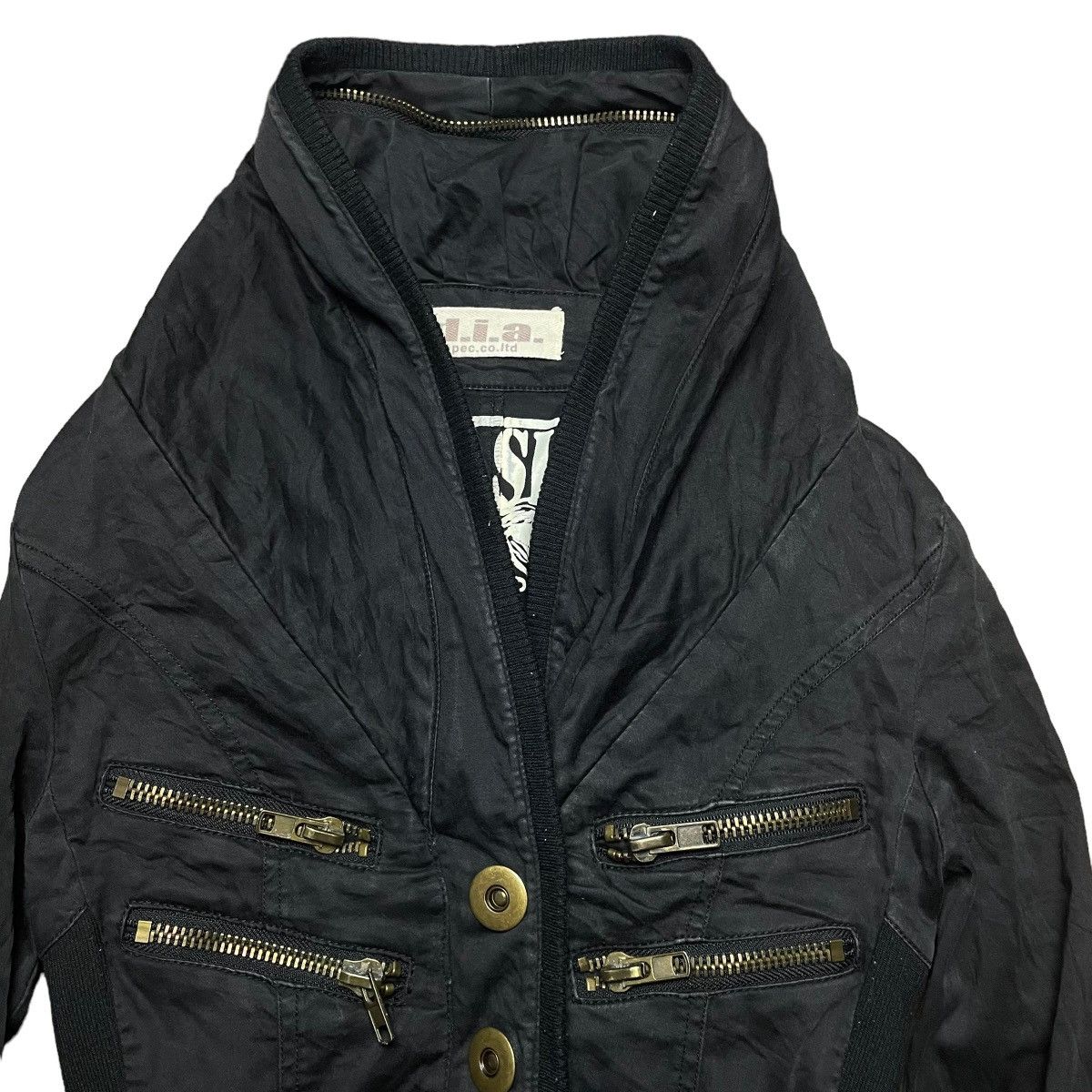 If Six Was Nine × Japanese Brand × Le Grande Bleu (L.G.B.) 🇯🇵 DIA MULTIPOCKET PARACHUTE BONO PUNK GOTHIC JACKET Size S / US 4 / IT 40 - 3 Thumbnail
