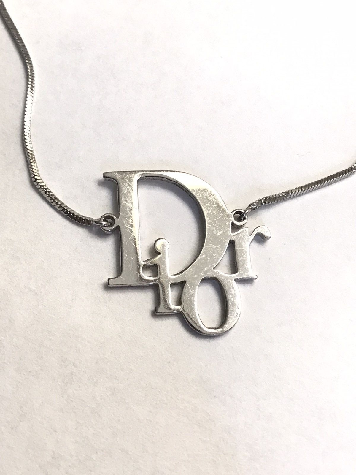 image of Dior Logo Bracelet in Silver, Women's