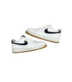 Men's 2011 Nike Air Force AF1 07 Obsidian New York Yankees Low Sz 8  (315122-413)