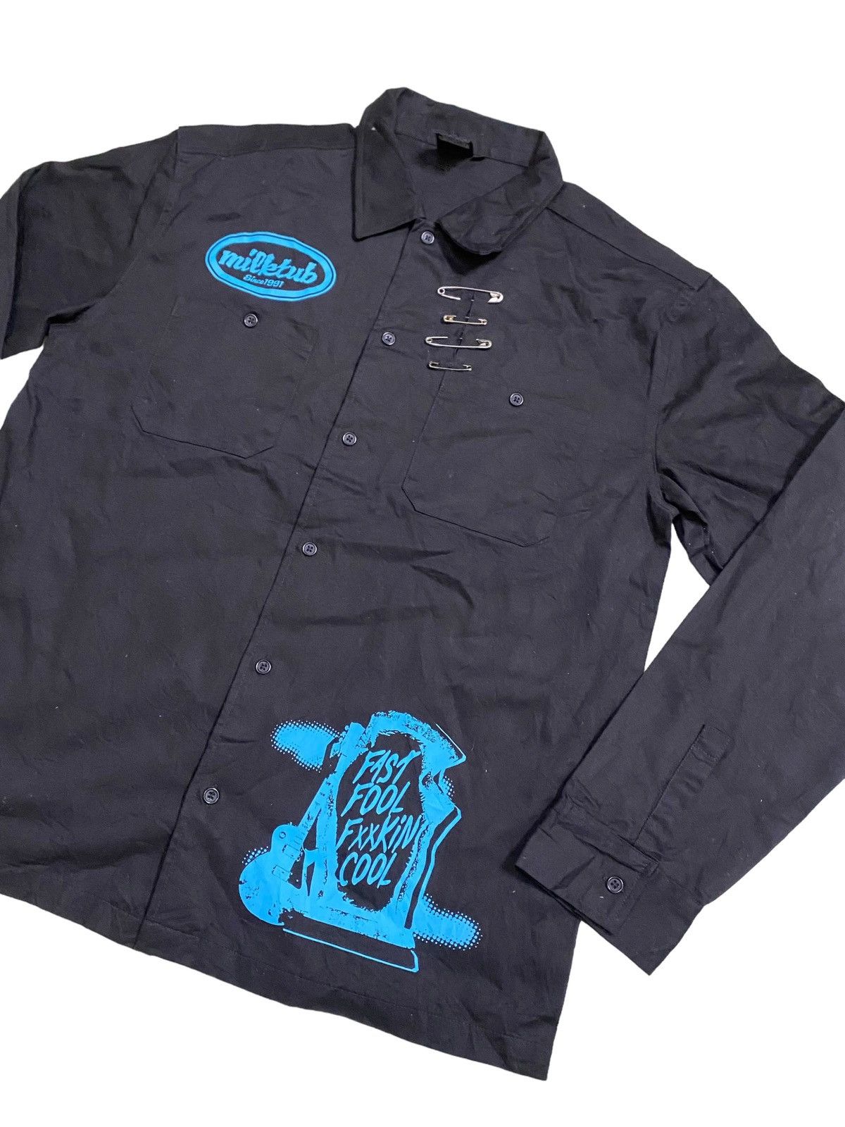 Hysteric Glamour 💥Fast Fool Fxxkin Cool By Studi 696 Rock Shirt Size US L / EU 52-54 / 3 - 1 Thumbnail