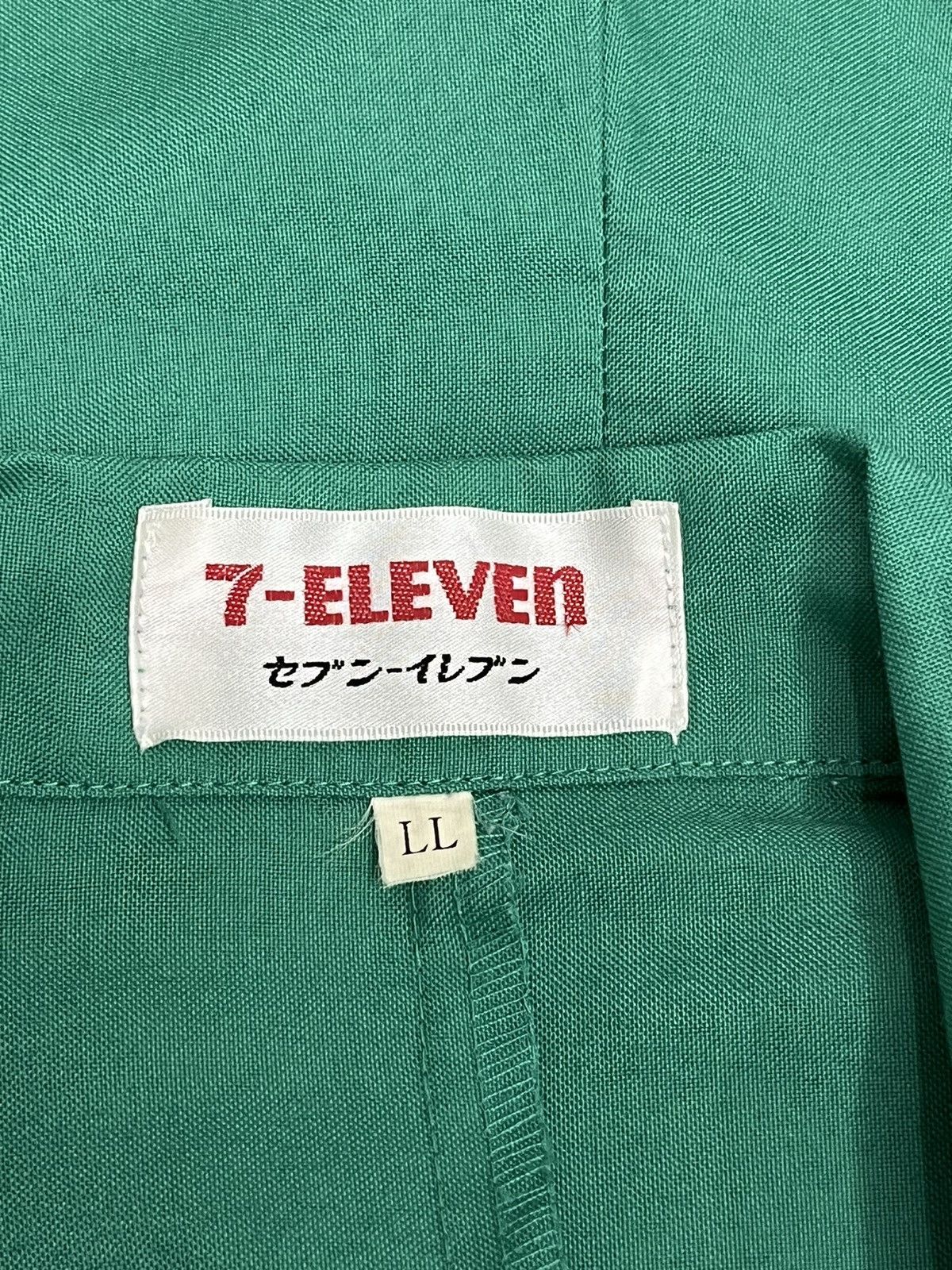 Comme des Garcons 🇯🇵7e🔥Vtg 7-Eleven Japan’s Worker Poly-Cotton Zipper Shirt Size US M / EU 48-50 / 2 - 7 Thumbnail