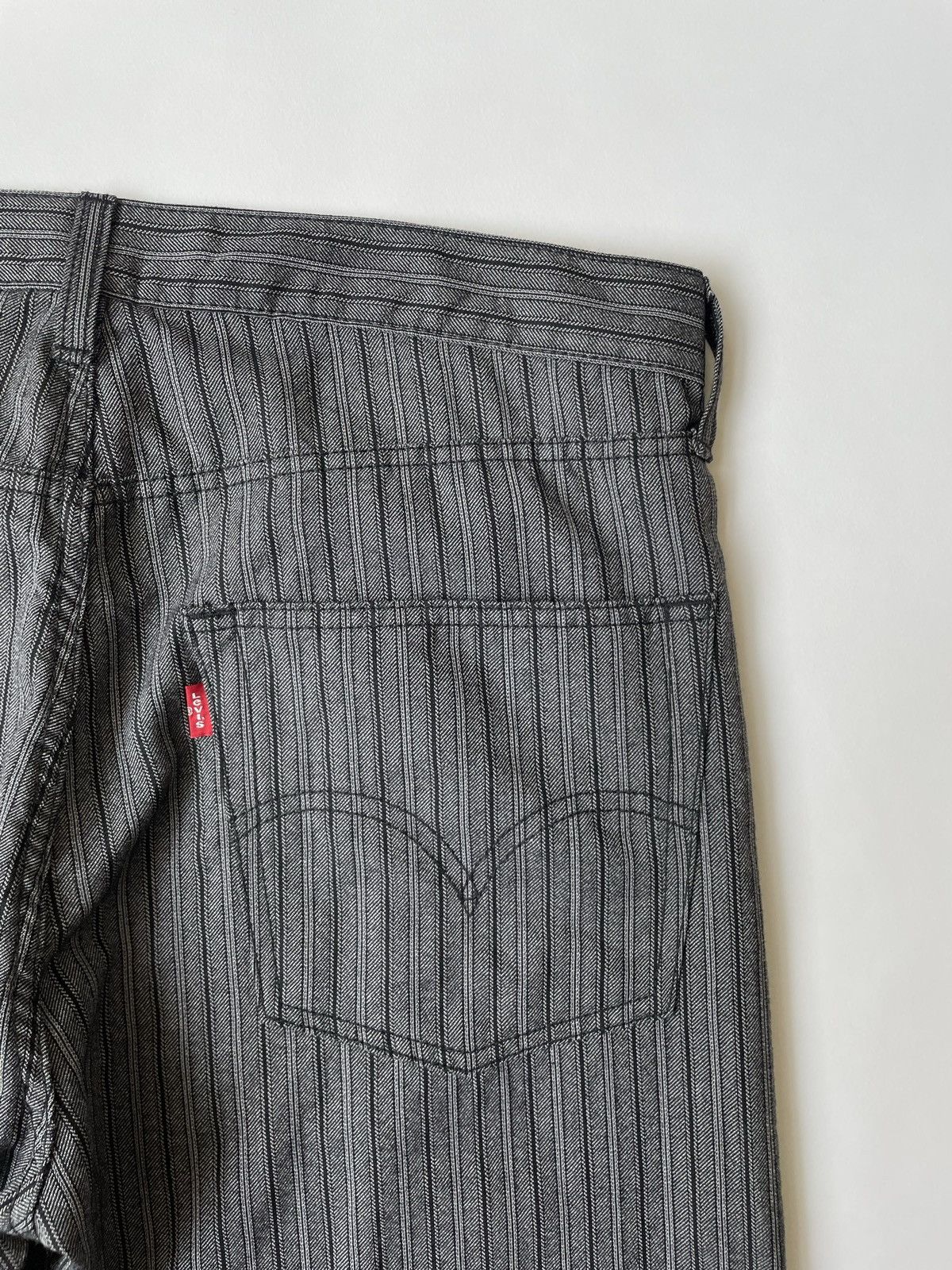 Comme des Garcons A/W 05 Striped Wool Trousers Size US 36 / EU 52 - 12 Thumbnail