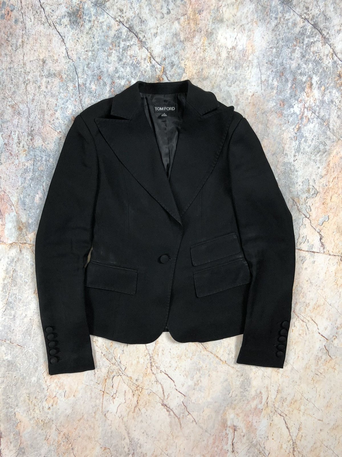 Tom Ford Tom ford black blazer jacket Size S / US 4 / IT 40 - 1 Thumbnail