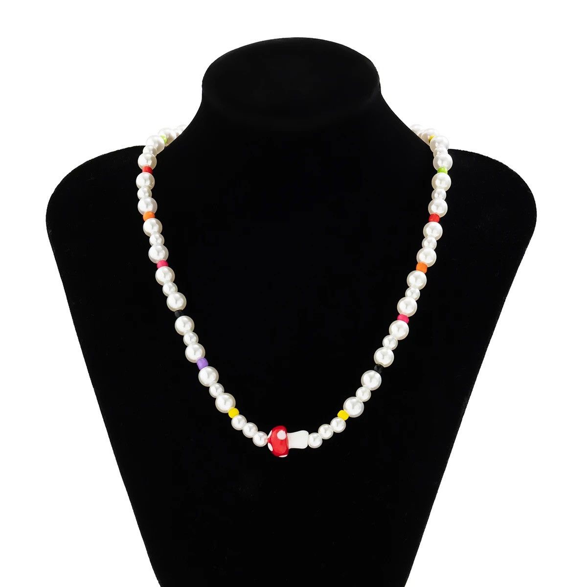 Jewelry Colorful Pearl Bead Necklace Size ONE SIZE - 3 Thumbnail