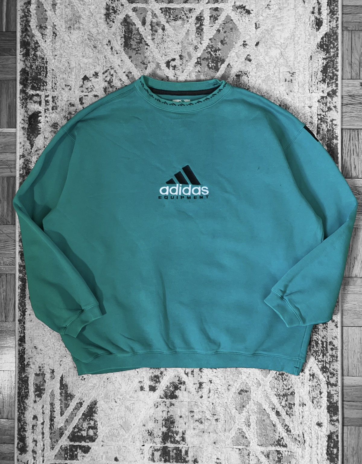 Adidas Adidas Equipment vintage sweatshirt Size US L / EU 52-54 / 3 - 2 Thumbnail