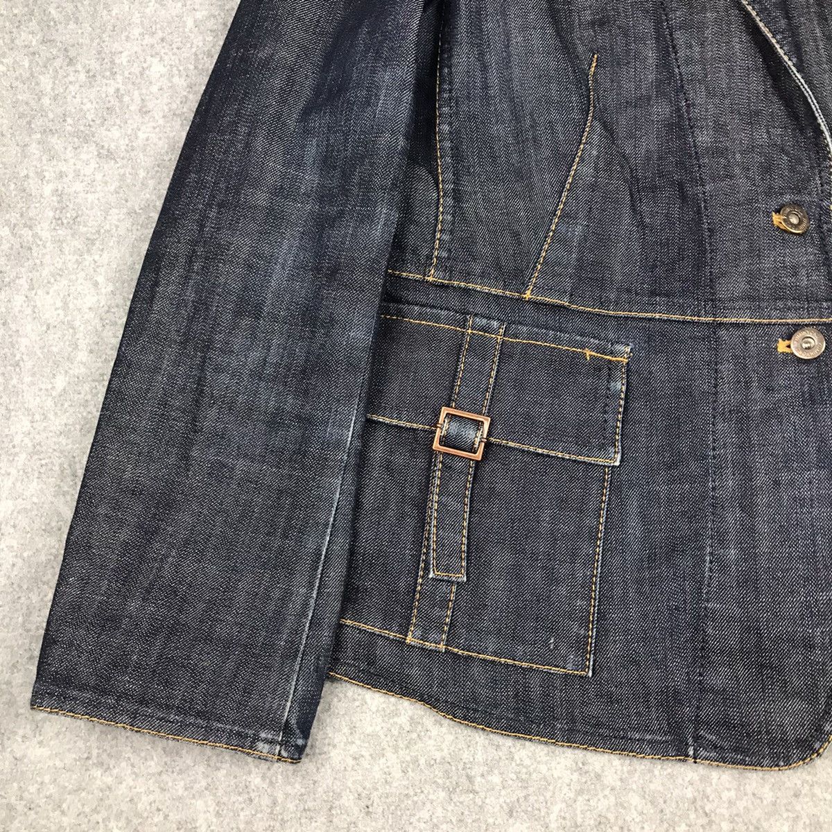 Japanese Brand KOMIKYOKU DENIM JACKET Size M / US 6-8 / IT 42-44 - 5 Thumbnail