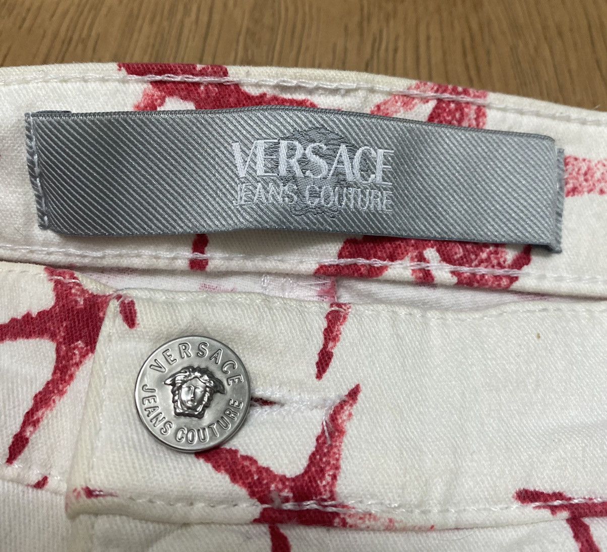 Versace Rare Vintage Versace Jeans Couture Starfish Design Pants Size US 36 / EU 52 - 13 Thumbnail