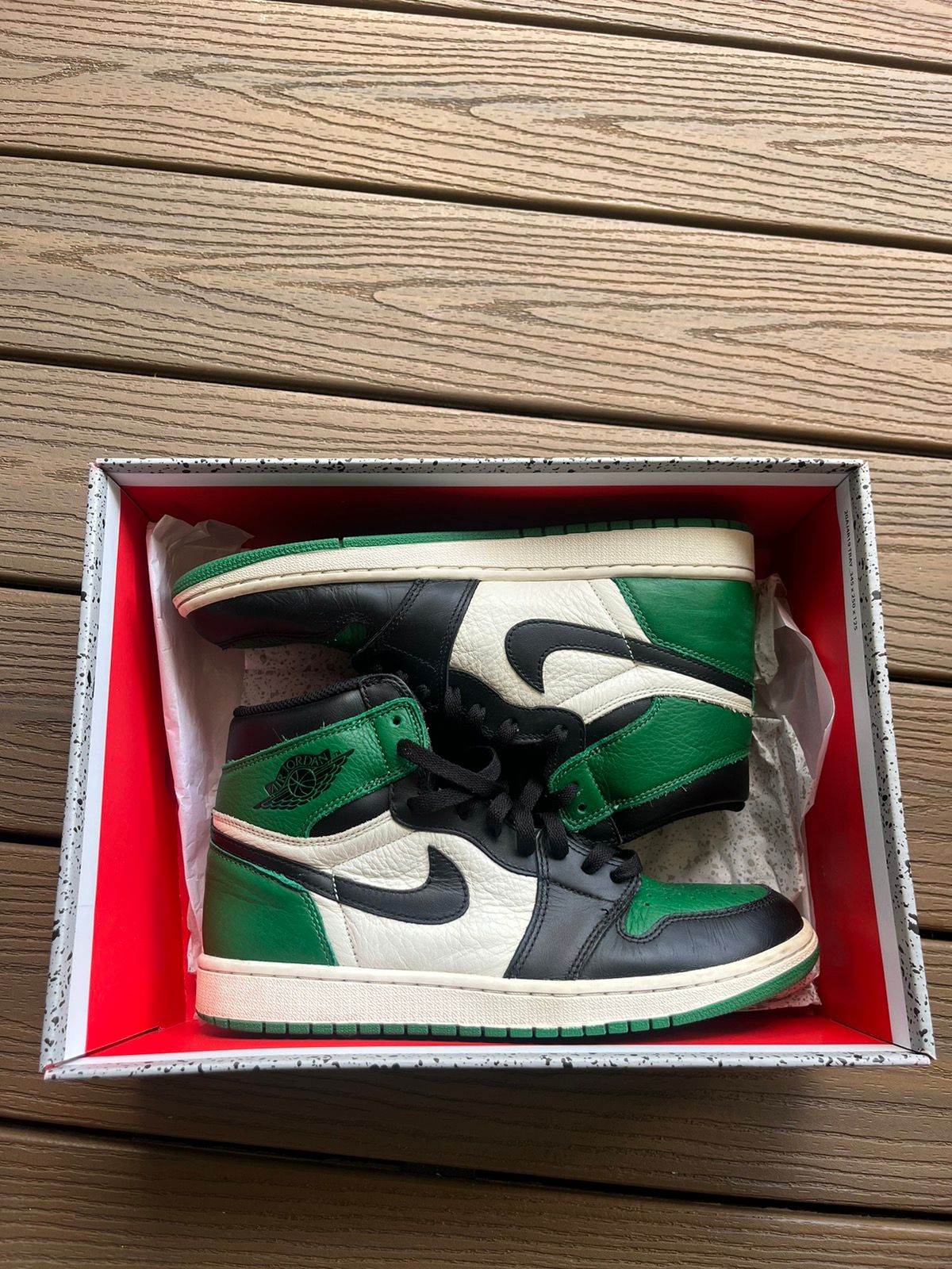 Pre-owned Jordan Nike Air Jordan 1 Retro High Og ‘pine Green' 2018 Shoes