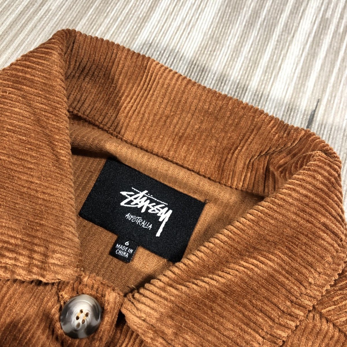 Stussy × Vintage (6) Stussy Parka Rust Corduroy Coats Size M / US 6-8 / IT 42-44 - 4 Thumbnail