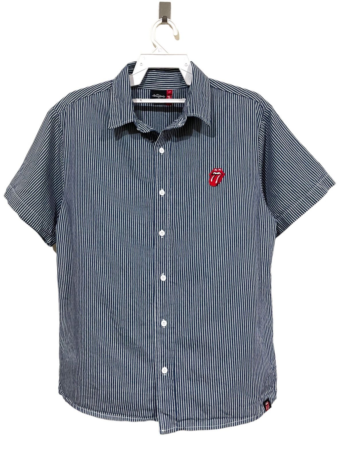 The Rolling Stones The Rolling Stones Hickory Stripe Wabash Workwear Shirt Size US M / EU 48-50 / 2 - 2 Thumbnail