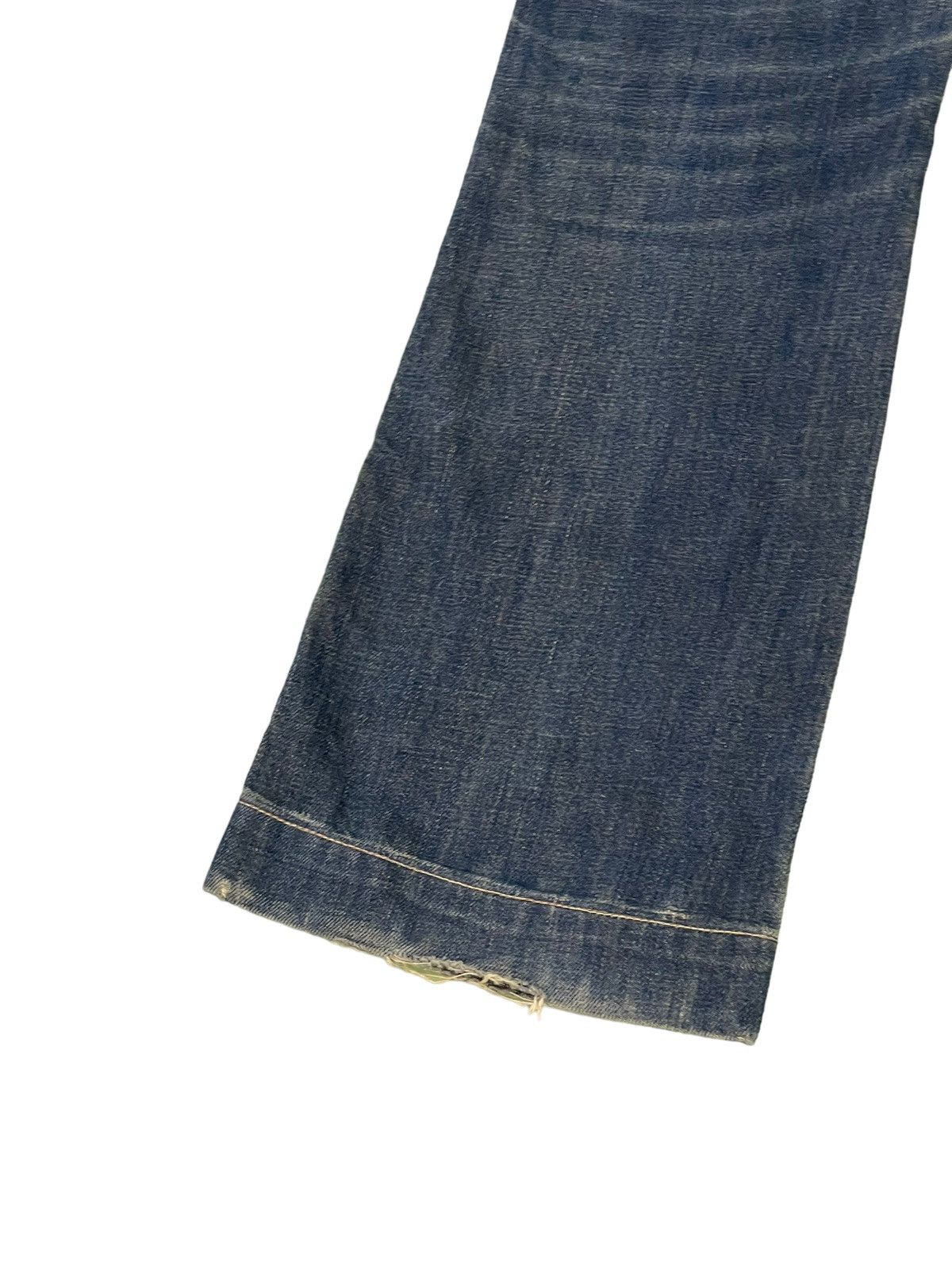 Diesel Flare Jeans Diesel Italy Distress Low Rise Boot Cut 5🟦8 Size US 30 / EU 46 - 16 Thumbnail