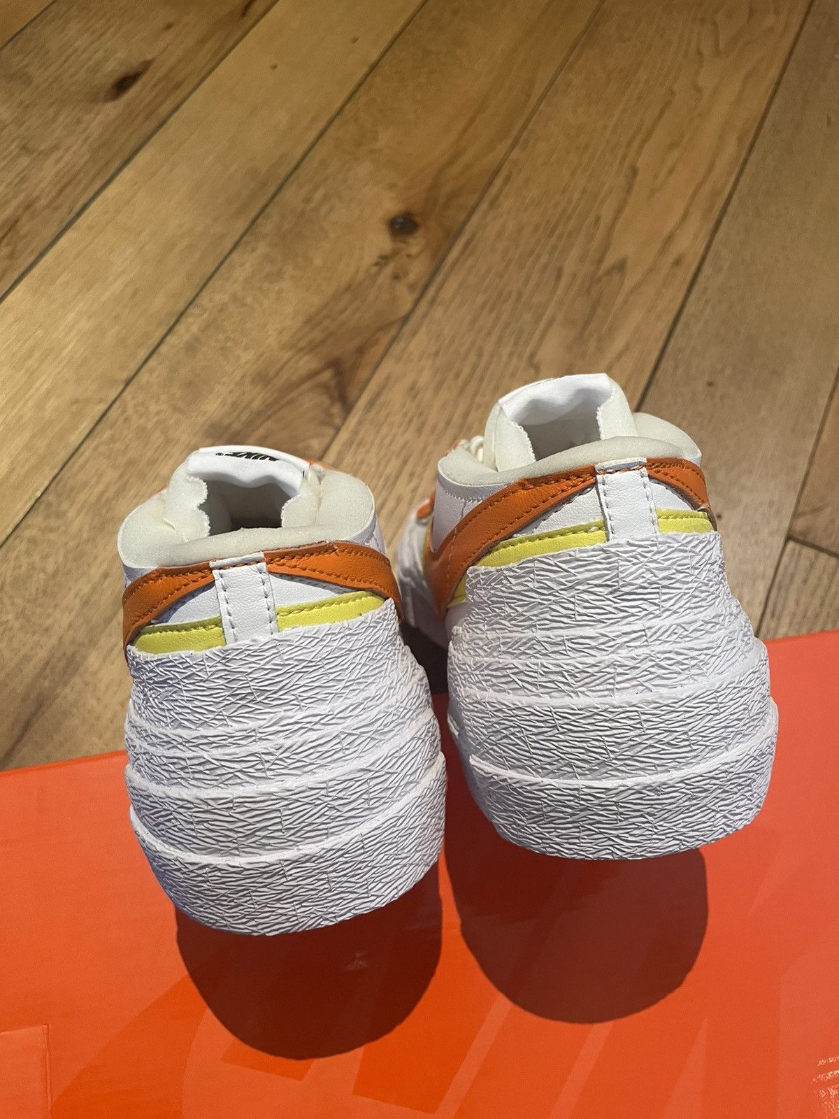 Nike × Sacai Nike Sacai Blazer Low Magma Orange Size US 9 / EU 42 - 11 Thumbnail