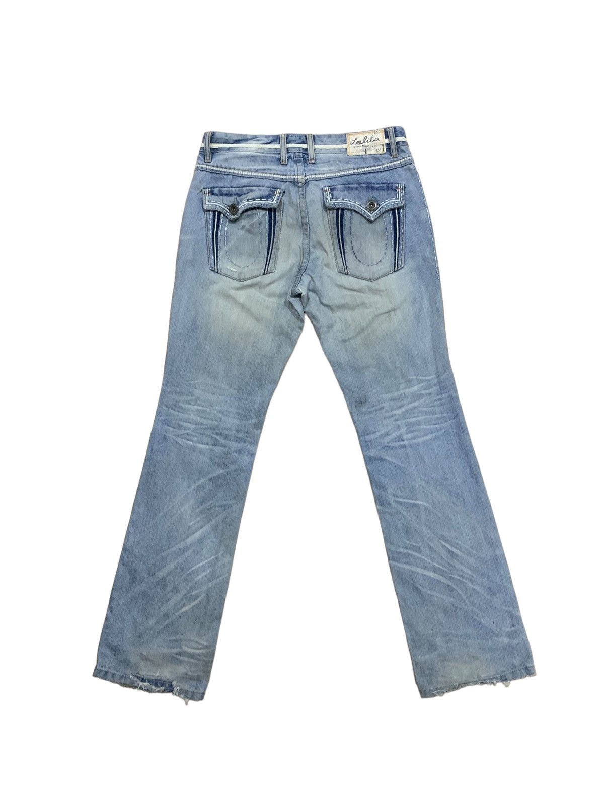 If Six Was Nine × Japanese Brand Vintage Yoshitomo Nara Lolita Japan Distressed Jean Size US 32 / EU 48 - 2 Thumbnail