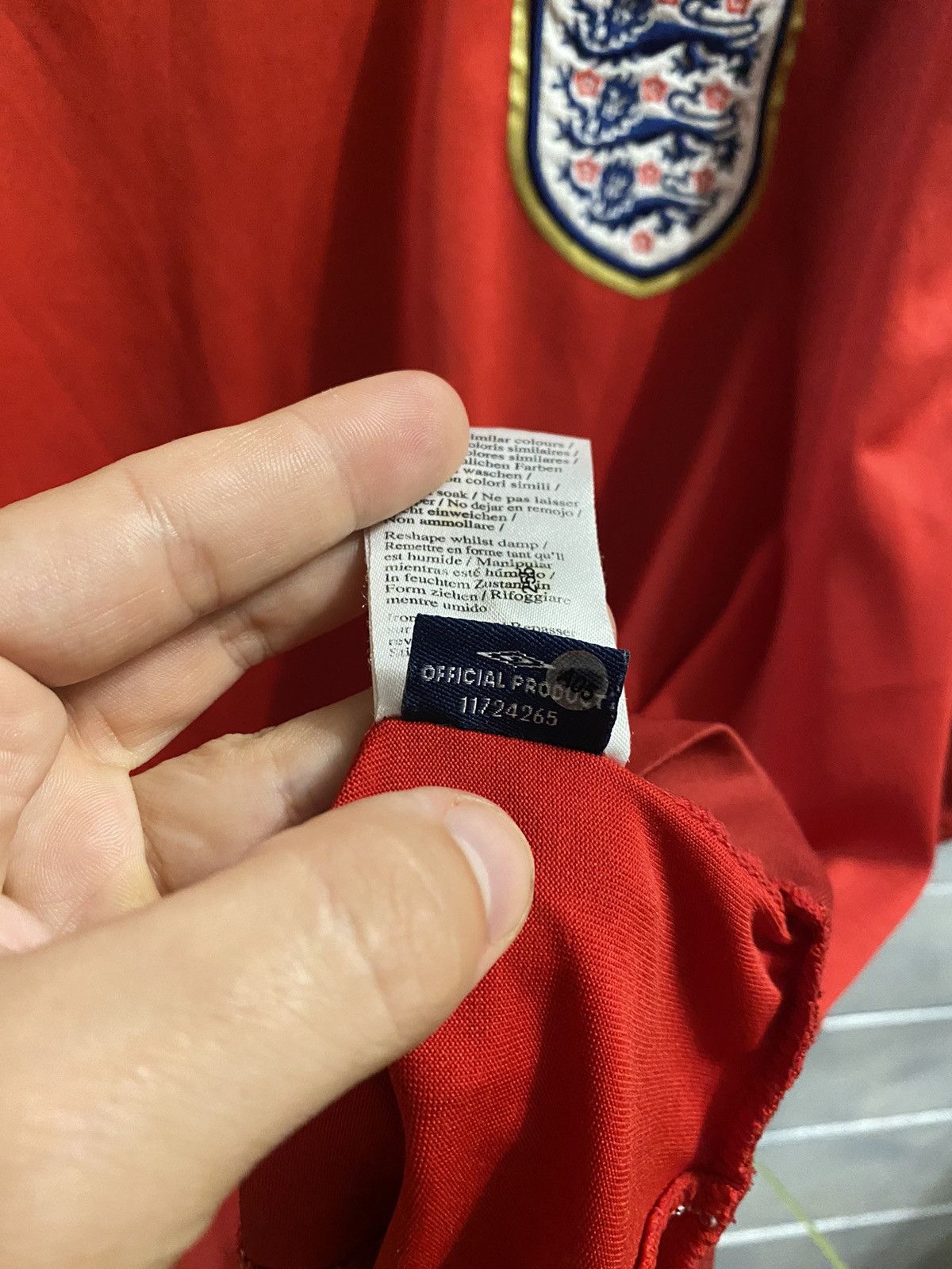 Umbro Rare Vintage Soccer Jersey England 2006-2008 Umbro. Football Size US XL / EU 56 / 4 - 12 Thumbnail
