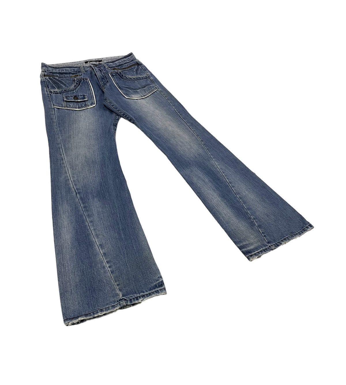 PPFM Vintage RootThree Japan Flare Jeans Size US 31 - 2 Thumbnail