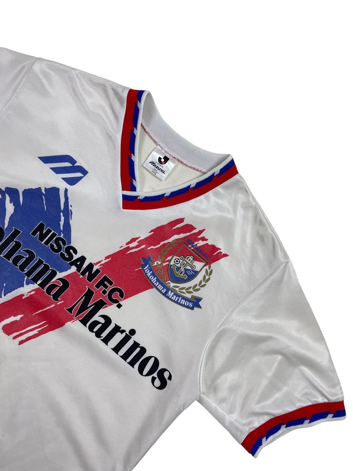 Vintage Vtg 1993-1995 Yokohama Marinos Nissan FC Training Jersey Size US L / EU 52-54 / 3 - 2 Thumbnail