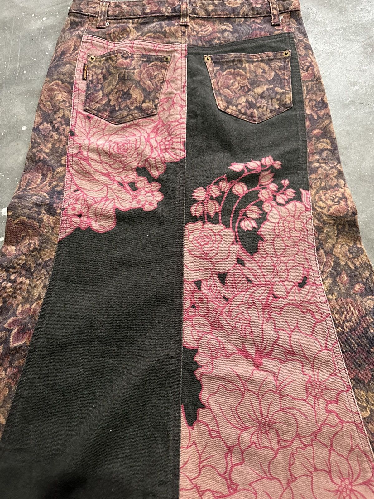 Japanese Brand Onetmonet Japanese Floral Skirt Size 28" / US 6 / IT 42 - 9 Thumbnail