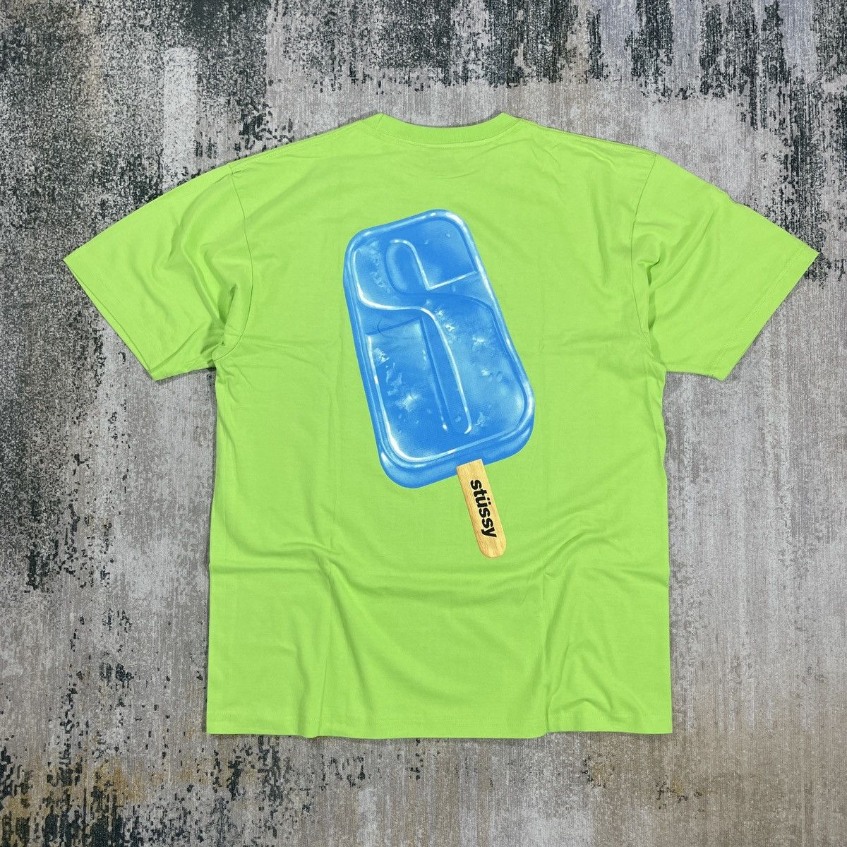 Stussy STUSSY POPSICLE TEE KEYLIME // XLARGE | Grailed