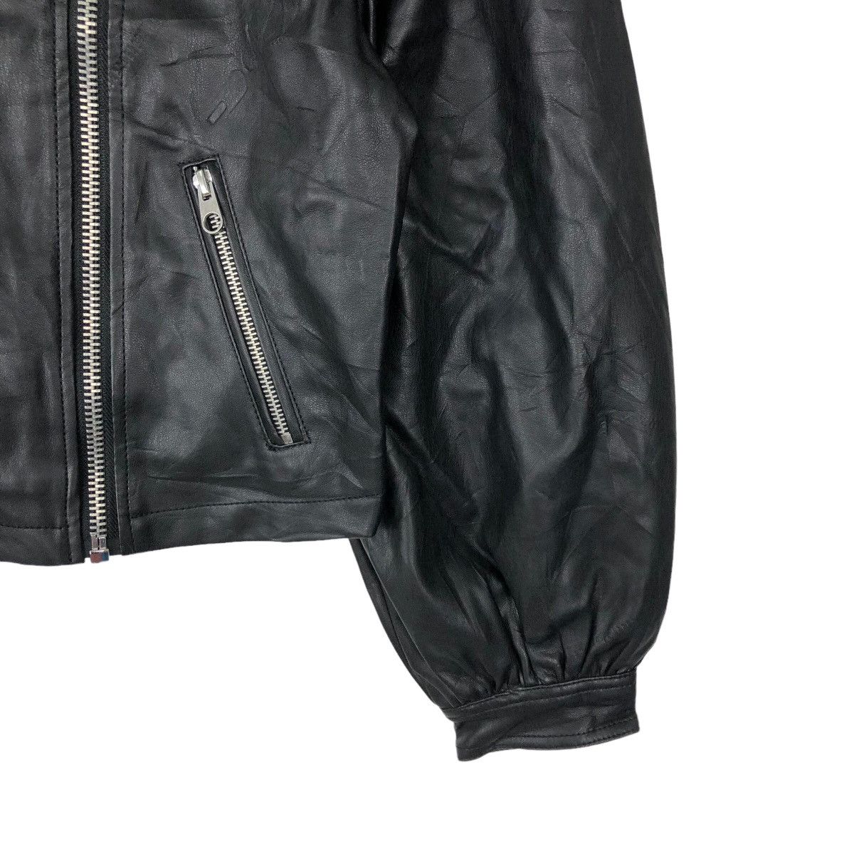 Japanese Brand VINTAGE SOFT LEATHER BOMBER JACKET ZARA JAPAN Size US XS / EU 42 / 0 - 4 Thumbnail