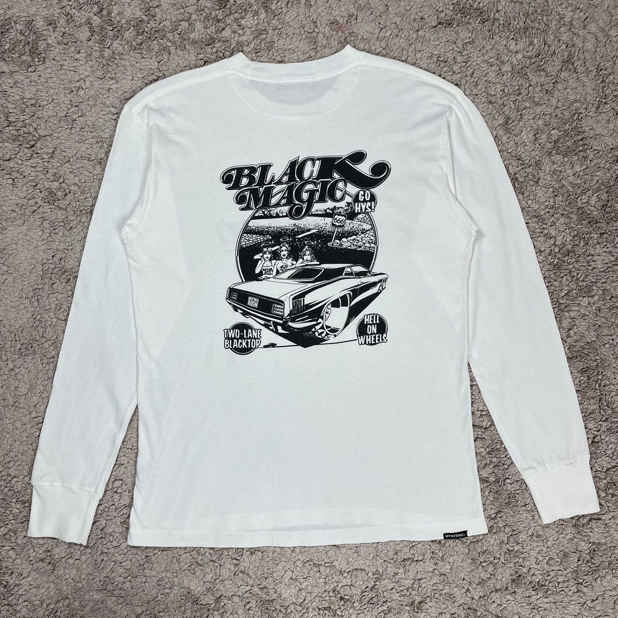 Hysteric Glamour Vintage Hysteric Glamour Black Magic Graphic T-shirt Size US L / EU 52-54 / 3 - 1 Thumbnail