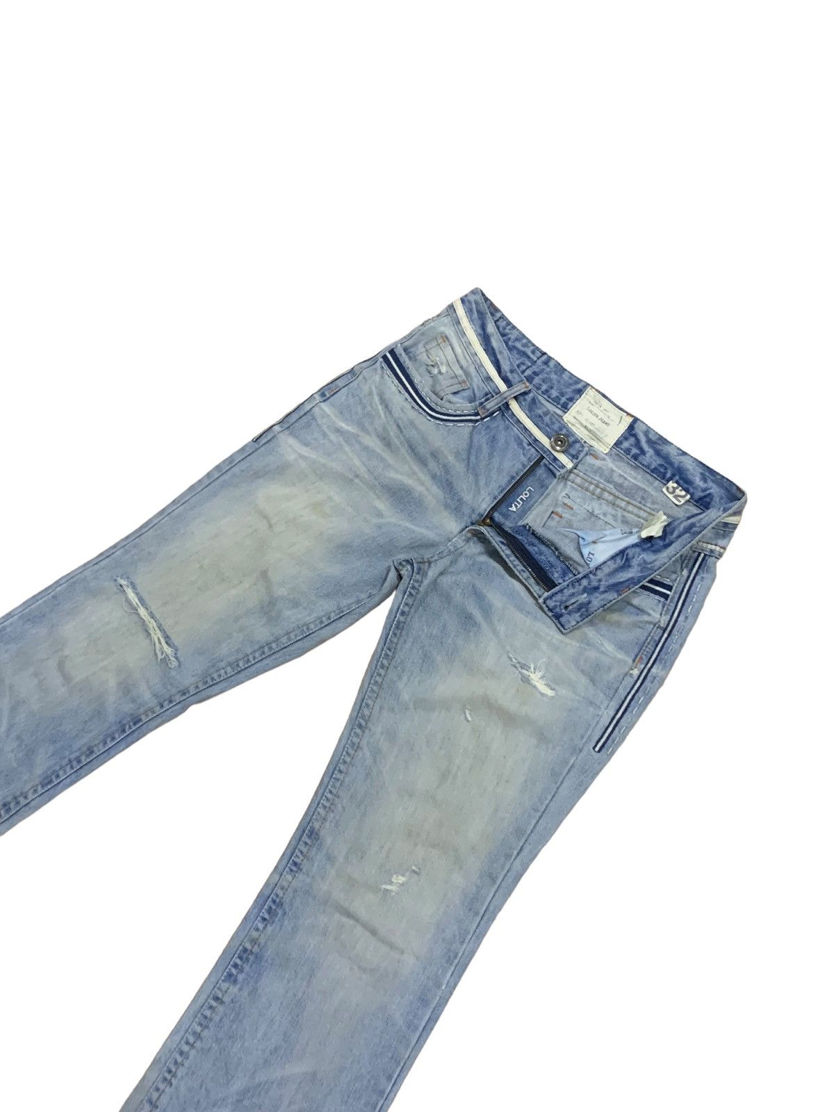 If Six Was Nine × Japanese Brand Vintage Yoshitomo Nara Lolita Japan Distressed Jean Size US 32 / EU 48 - 7 Thumbnail