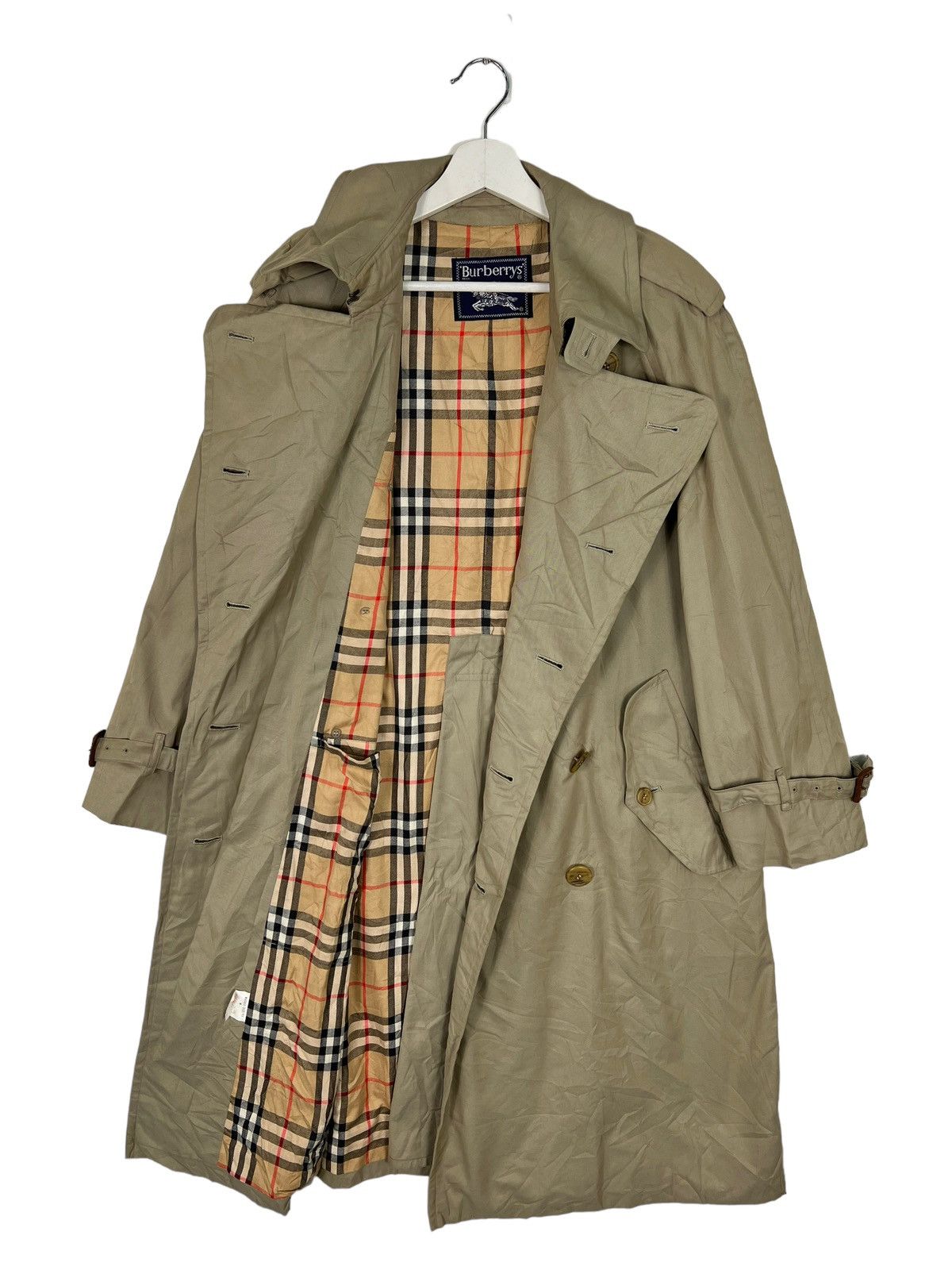 Burberry 🔥 BURBERRY NOVA CHECK LINING TRENCHCOAT Size US M / EU 48-50 / 2 - 1 Thumbnail