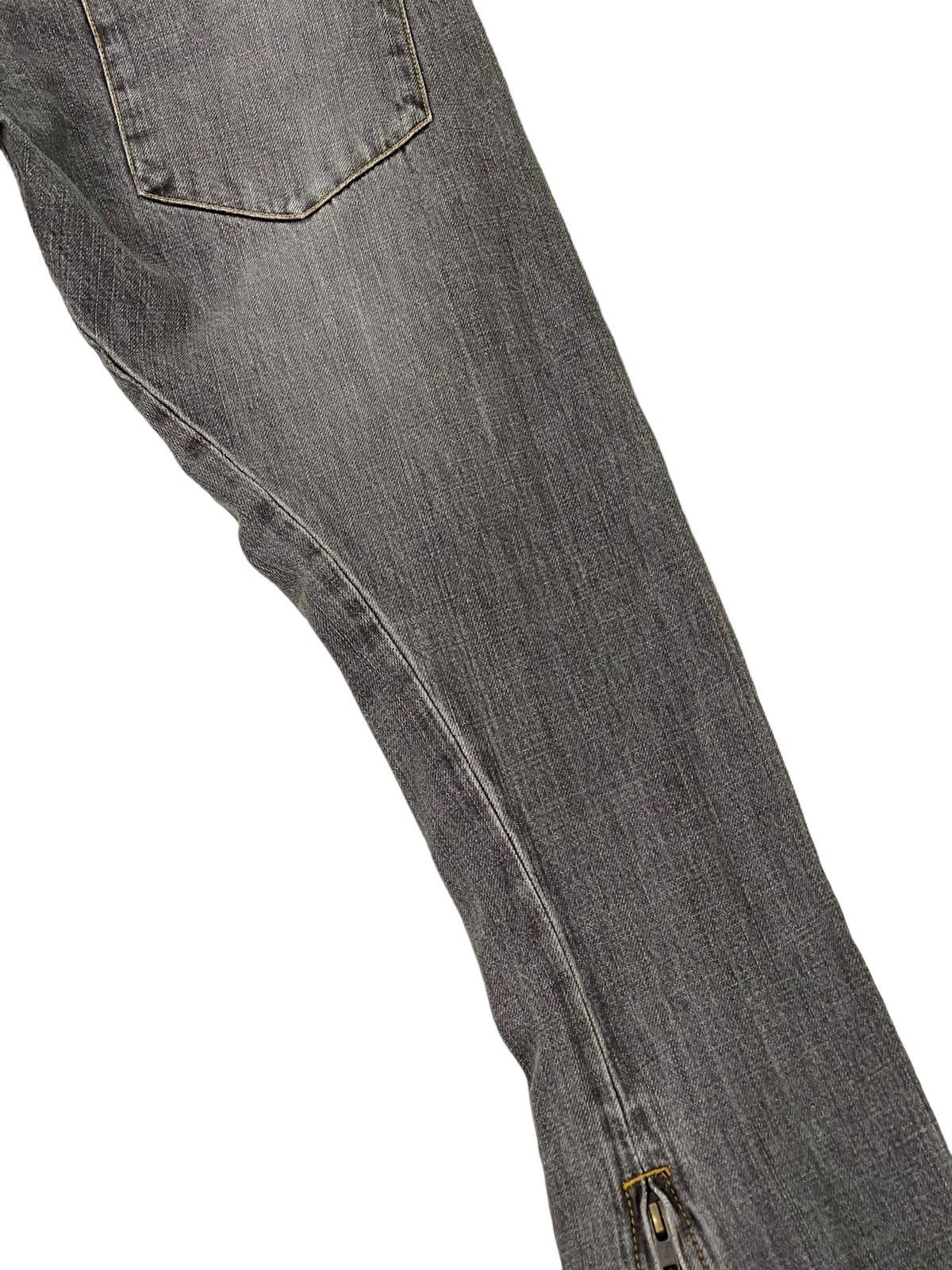Japanese Brand Flare Jeans Klein Plus Homme Distress Slim Boot Cut 5🟦9 Size US 29 - 16 Thumbnail