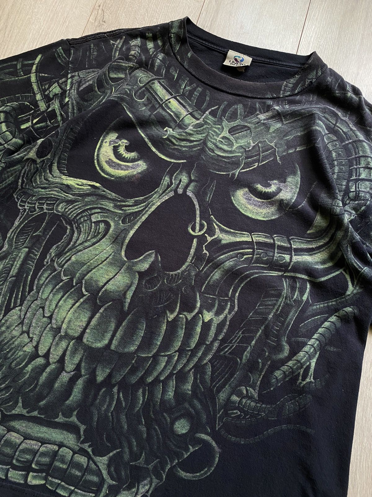Liquid Blue Liquid blue t-shirt vintage 90s terminator skull tee Size US L / EU 52-54 / 3 - 4 Thumbnail