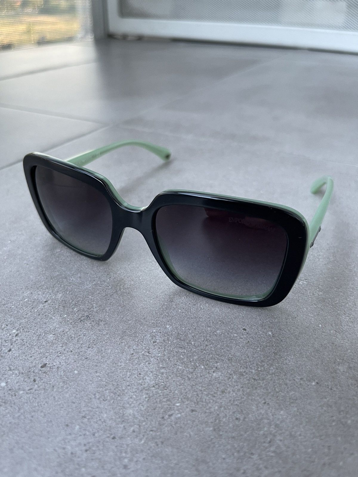 Emporio Armani Emporio Armani EA4007 5045/8G Green Black 3D Sunglasses Size ONE SIZE - 2 Thumbnail