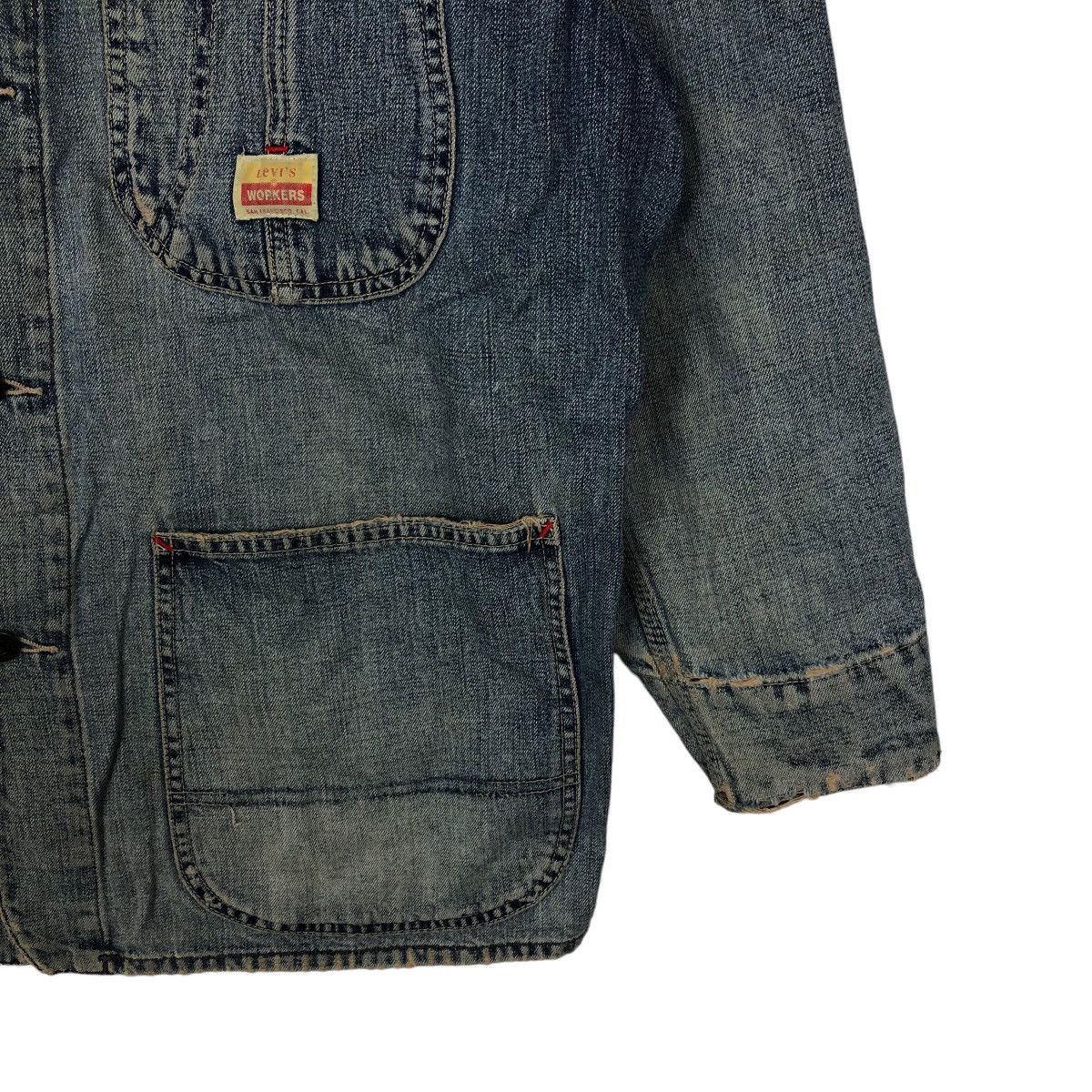 Levi's VINTAGE HIKORY CHORE DENIM WORKER JACKET LEVI’S Size US M / EU 48-50 / 2 - 4 Thumbnail