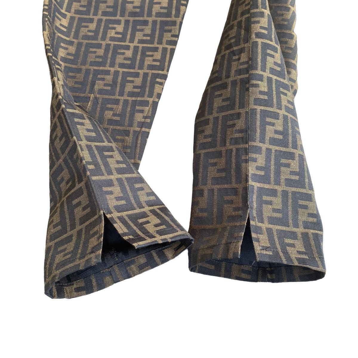Fendi Vintage Fendi Zucca Monogram Pants Size 26" / US 2 / IT 38 - 16 Thumbnail