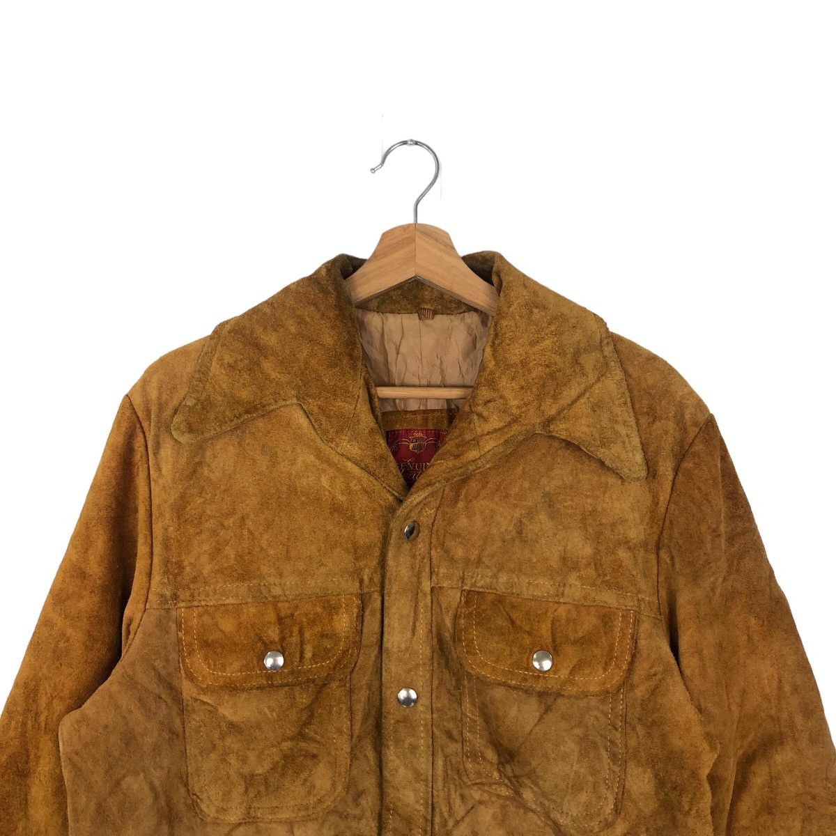 Genuine Leather VINTAGE GENUINE LEATHER JACKET MADE IN ARGENTINA Size US M / EU 48-50 / 2 - 2 Thumbnail