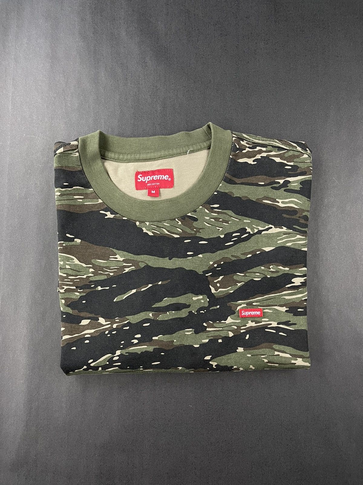 Supreme Supreme Small Box Logo Longsleeve Tee LS Tiger Stripe Camo