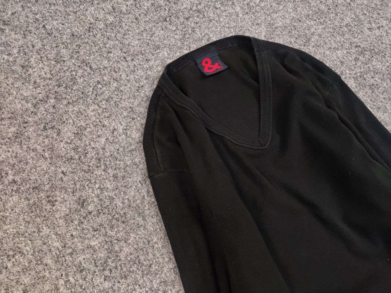 Dolce & Gabbana Vintage 90's Dolce & Gabbana long sleeve black Men's ribbed Size US L / EU 52-54 / 3 - 7 Thumbnail